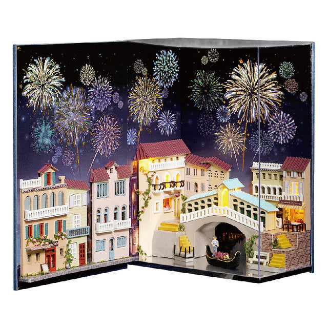 Mini House Miniature Model Wooden Toys