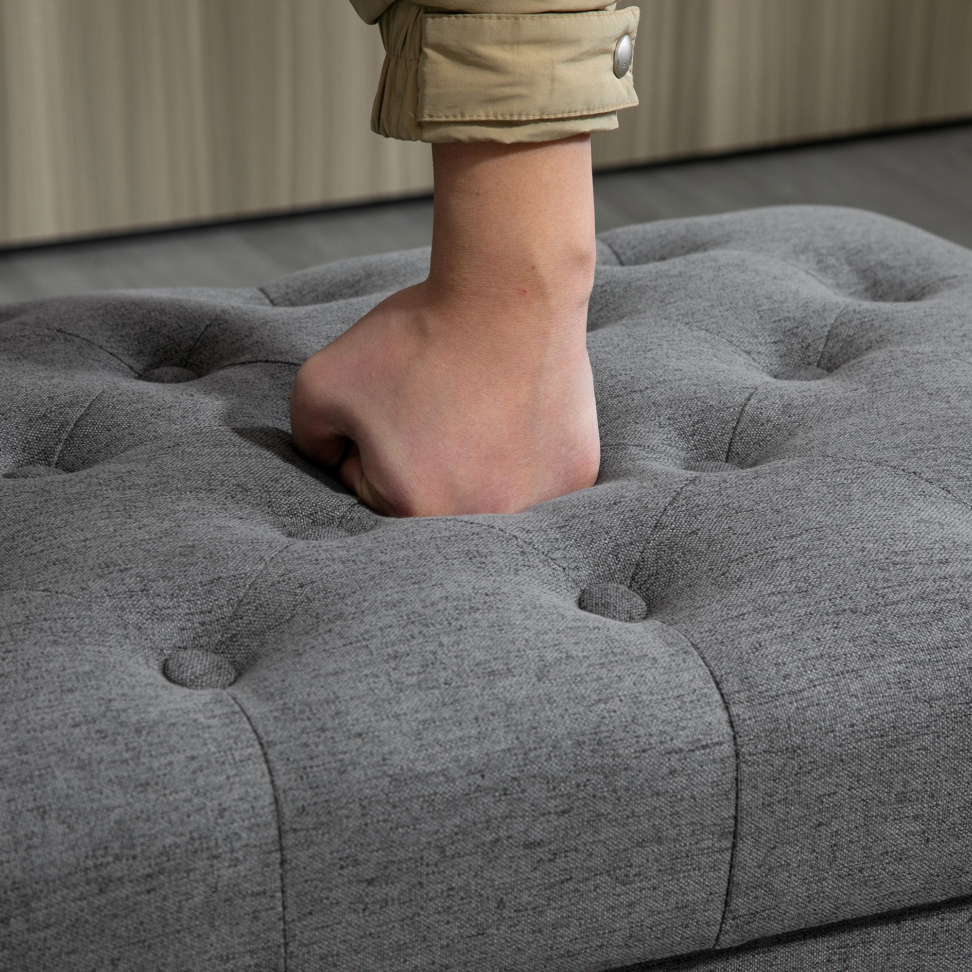 Ottoman with Storage for Living Room