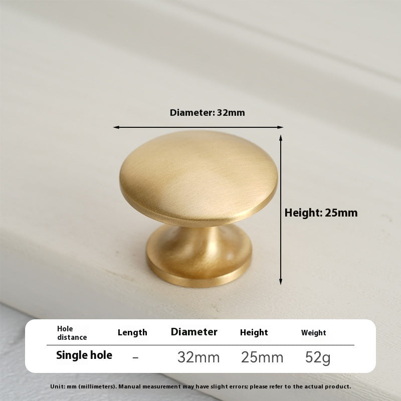 Pure Brass Solid Surface-mounted Single Long Hole Children's Cartoon Furniture Hardware Clothes And Shoes Kitchen Chest Of Drawer Door Handle