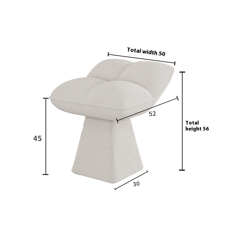 Living Room Home Dressing Rotating Low Stool Sofa