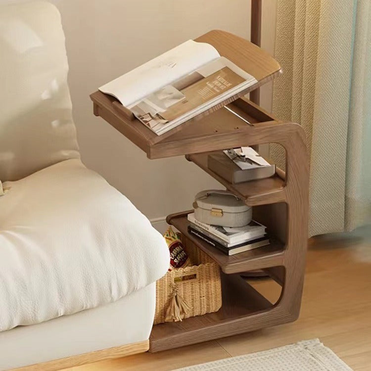 Movable Living Room With Wheels Side Cabinet Bedside Supporter