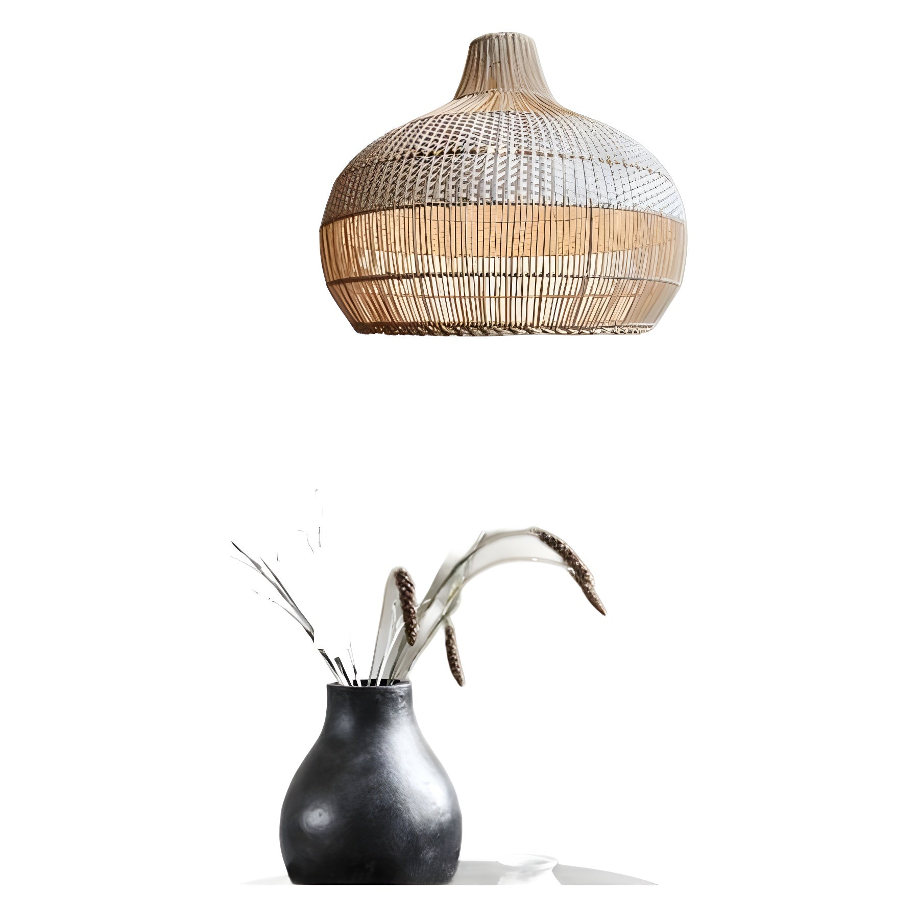 Rattan Living Room Chandelier Pastoral Southeast Asia Tea Room Living Room Bedroom Lamp